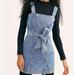 Free People Dresses | Free People Cimeo Collective Denim Dress | Color: Blue | Size: Xs