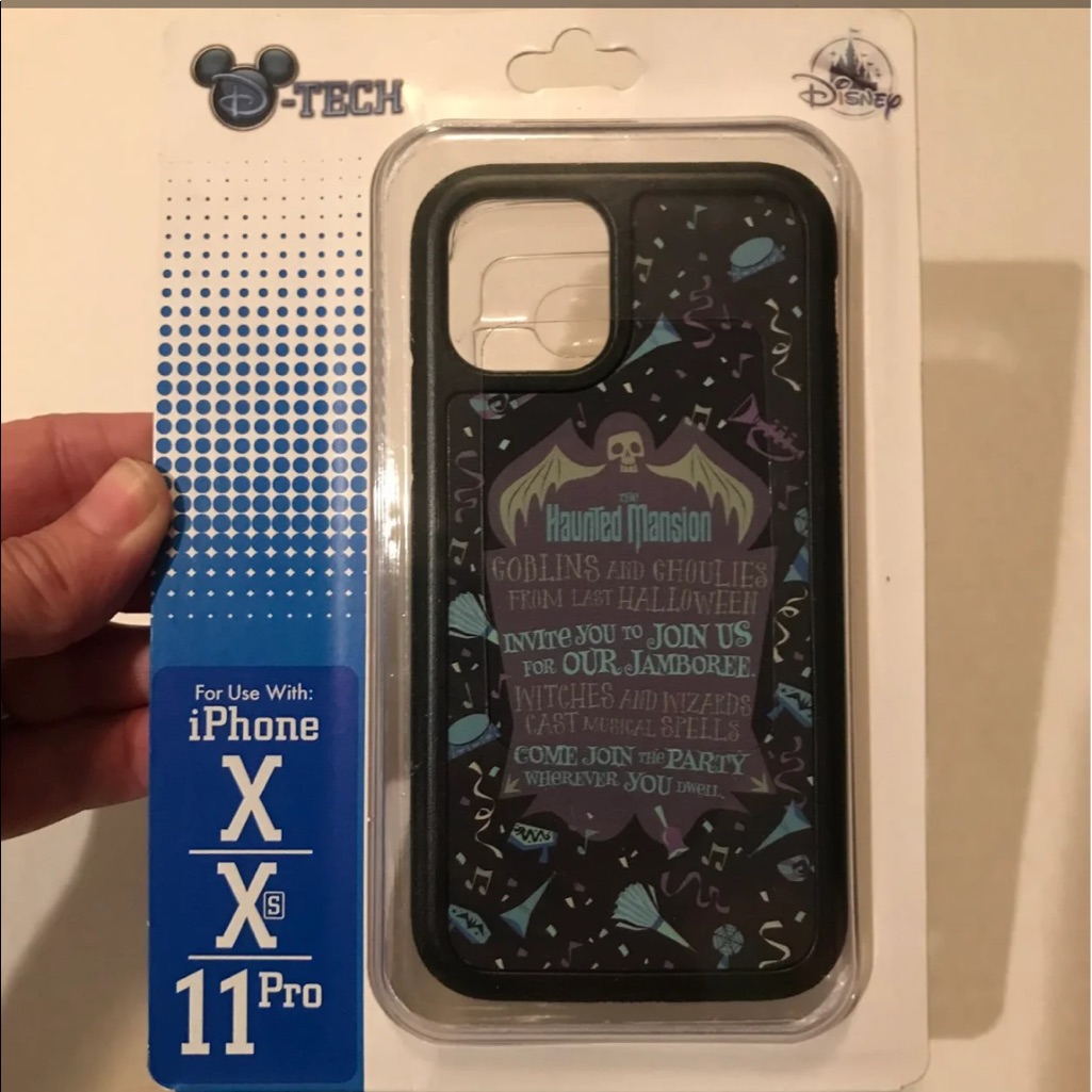 Disney Cell Phones & Accessories | Haunted Mansion D-Tech Iphone X,Xs & 11 Pro Cell Phone Case | Color: Black/Purple | Size: Os