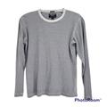 American Eagle Outfitters Shirts | American Eagle Outfitters Men's Sz M Thermal Shirt Grey 100% Cotton | Color: Gray/White | Size: M