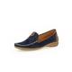 Gabor California 090.46 Navy/New Whisky Nubuck Leather Womens Slip On Moccasin Shoes UK 7 Navy/New Whisky