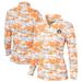 Women's Orange Auburn Tigers Digital Camo Performance Quarter-Zip Pullover Jacket