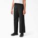 Dickies Women's Regular Fit Cropped Pants - Rinsed Black Size 12 (FPR10)