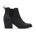 TOMS Women's Black Everly Boots Leather Ortholite, Size 8