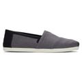 TOMS Men's Grey Pavement Alpargata Synthetic Trim Shoes, Size 12