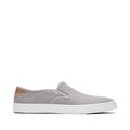 TOMS Men's Grey Drizzle Heritage Canvas Baja Slip-On Topanga Collection Shoes, Size 10