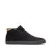 TOMS Men's Black Canvas Carlo Mid Top Sneaker Shoes, Size 10.5