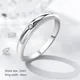 Buyee-Bague Fine en Argent Sterling 925 pour Femme et Homme Anneau Blanc Clair Bijoux de ixen