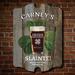 Home Wet Bar Sláinte Toast Personalized Bar Sign Wall Décor in Brown/Gray/Green | 21 H x 16 W in | Wayfair 4487L