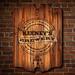 Home Wet Bar Personalized Brewery Bar Sign Wall Décor, Wood in Brown/Red | 21 H x 16 W in | Wayfair 3359M