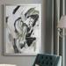Orren Ellis Electron Net I Electron Net I - Picture Frame Print on Canvas in Black/Gray | 30.5 H x 22.5 W x 1 D in | Wayfair