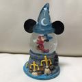 Disney Toys | Disney Mickey Fantasia Sorcerer's Hat Snow Globes | Color: Blue/Red | Size: Approx 6" Tall