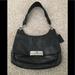 Coach Bags | Coach Black Smooth Leather Shoulder Handbag | Color: Black | Size: Os