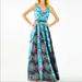 Lilly Pulitzer Dresses | Lilly Pulitzer Janette Maxi Dress Maldives Green Hype It Up 00 Nwt $368 Size 6 | Color: Black/Blue | Size: Various