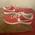 Nike Shoes | Boys Nike Air Force Ones Low Tops | Color: Red/White | Size: 5b