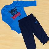 Under Armour Matching Sets | Baby Boys Under Armour Set Size 6-9 Months. Euc | Color: Blue | Size: 6-9mb