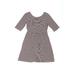 Old Navy Dress - A-Line: Burgundy Stripes Skirts & Dresses - Kids Girl's Size 10