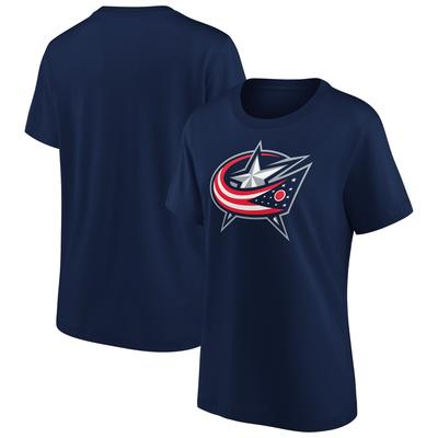 Columbus Blue Jacken Fanatics Branded Primary Logo Graphic T-Shirt – Damen Image