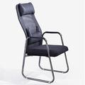 Office Boardroom Cantilever Desk Chair Chrome， Computer Chair Visitors Chair Office Chair Bow Mesh Conference Chair Ergonomic Mesh Staff Chair Home High Back Chair Stool Black Steel Feet(Color:black)