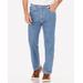 Blair JohnBlairFlex Relaxed-Fit Side-Elastic Jeans - White - 38