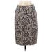 J.Crew Casual Skirt: Ivory Paisley Bottoms - Women's Size 0 - Print Wash