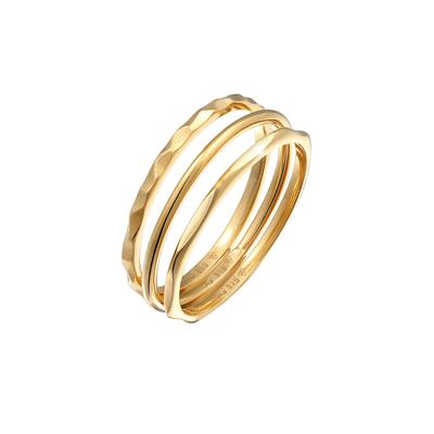 Elli Stapelringe Stacking Bandring 3er Set 925 Silber 56 Damen Image