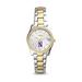 Women's Fossil Northwestern Wildcats Scarlette Mini Two-Tone Stainless Steel Watch