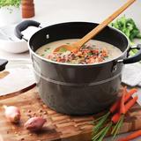 Tramontina Sicilia 8 qt. Non-Stick Aluminum Stock Pot w/ Lid Non Stick/Aluminum in Brown | 8 H x 12.1 W in | Wayfair 80149/056DS