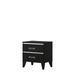 Contemporary Solid Wood Bedroom Nightstand Locker Coffee Table MDF, With Two Storage Drawers For Living Room/Sofa Table