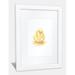 Harper Orchard "Barnyard Littles" - Chick - Picture Frame Print Paper, Glass in White/Yellow | 15.6" H x 12.5" W x 0.56" D | Wayfair