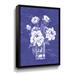 Red Barrel Studio® Flowers Bouquet In The Vase Purple Blue Very Peri Design XI By Irina Sztukowski Gallery Canvas, in Indigo | Wayfair