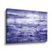 Orren Ellis Sea Waves Abstract Waters Purple Blue Watercolor Very Peri I By Irina Sztukowski Gallery Wrapped Canvas in Indigo | Wayfair