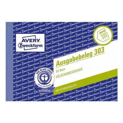 Avery Zweckform Formularbuch »Ausgabebeleg mit Dokumentendruck« gelb, 14.8x10.5 cm Image