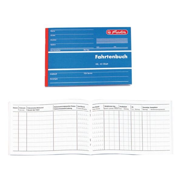 Herlitz Fahrtenbuch »840645« (A6 quer) weiß, 14.8x10.5 cm Image