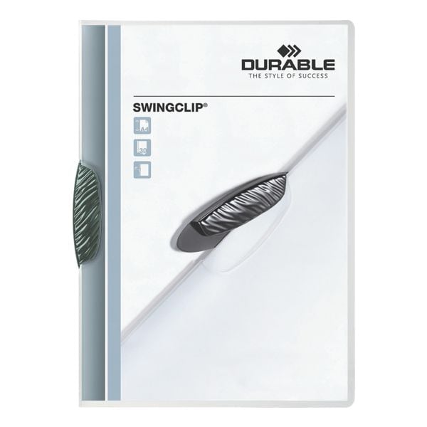 Durable Klemmhefter »Swingclip« grün, 21.8x30.5 cm Image