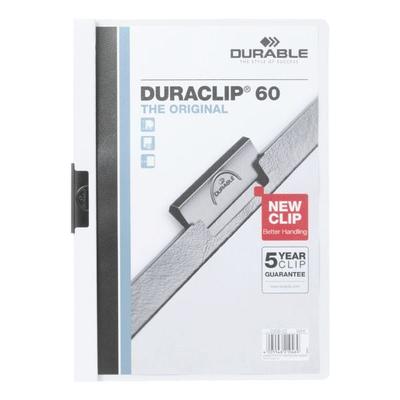 Durable Klemmhefter »Duraclip 60« weiß, 22x31 cm