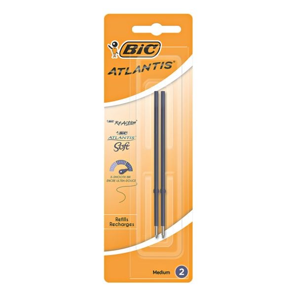 BIC 2er-Pack Ersatzminen »X-Smooth« blau