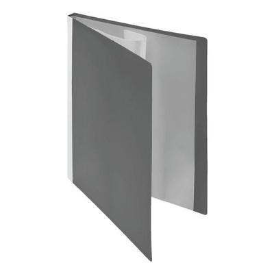 Präsentations-Sichtbuch »Premium« 20 Hüllen grau, Foldersys, 24x31 cm