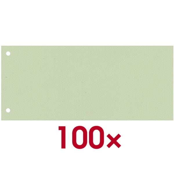 OTTO Office Re Trennstreifen 100 Stück einfarbig grün, 24x10.5 cm Image