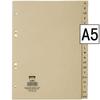 OTTO Office Kleinformat-Papierregister»Nature« braun, 16.3x21 cm