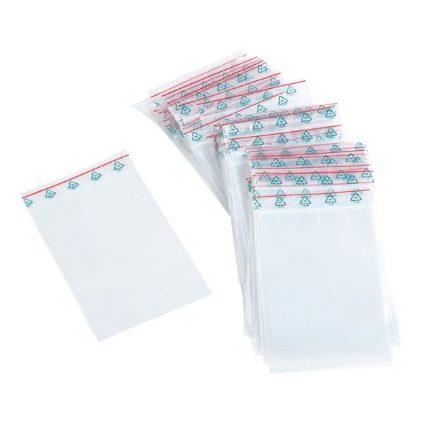 OTTO Office 100 Druckverschlussbeutel 80x120 mm 50 mic transparent, 8x13.5 cm Image