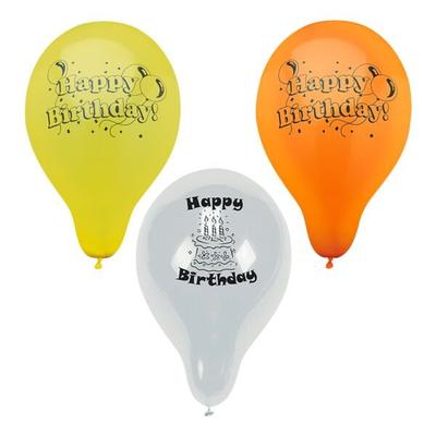 Luftballons »Happy Birthday«, Papstar