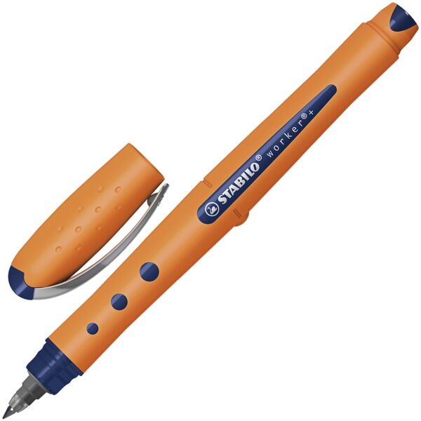 Stabilo Einweg-Tintenroller »Worker®+« blau Image