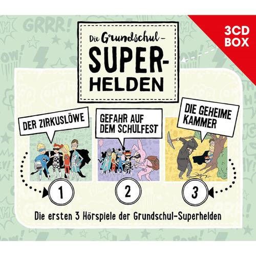 Die Grundschul-Superhelden, 3 Audio-CDs - Die Grundschul-Superhelden, Die Grundschul-Superhelden (Hörbuch)