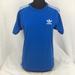 Adidas Tops | Adidas Womens Blue Trefoil Logo T Shirt Size Medium M Relaxed Fit | Color: Blue/White | Size: M