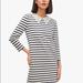 Kate Spade Dresses | Kate Spade Lace Collar Striped Tee Dress | Color: Blue/White | Size: Xs