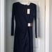 Michael Kors Dresses | Michael Kors New Navy Blue Dress | Color: Blue/Brown | Size: Mp