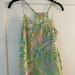 Lilly Pulitzer Tops | Euc Lilly Pulitzer Silk Tank Top | Color: Green/Pink | Size: Xs