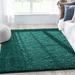 Green 114 x 31 x 1.8 in Area Rug - Well Woven kids Elle Basics Emerson Plain Textured Shag Area Rug | 114 H x 31 W x 1.8 D in | Wayfair ELL-15-2L