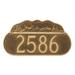 Montague Metal Products Inc. Deer Address Plaque Metal | 8.5 H x 16 W x 0.25 D in | Wayfair PCS-0023S1-W-CG