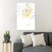 Gracie Oaks Sunflower White Color - 1 Piece Rectangle Graphic Art Print On Wrapped Canvas in White/Yellow | 20 H x 16 W x 2 D in | Wayfair